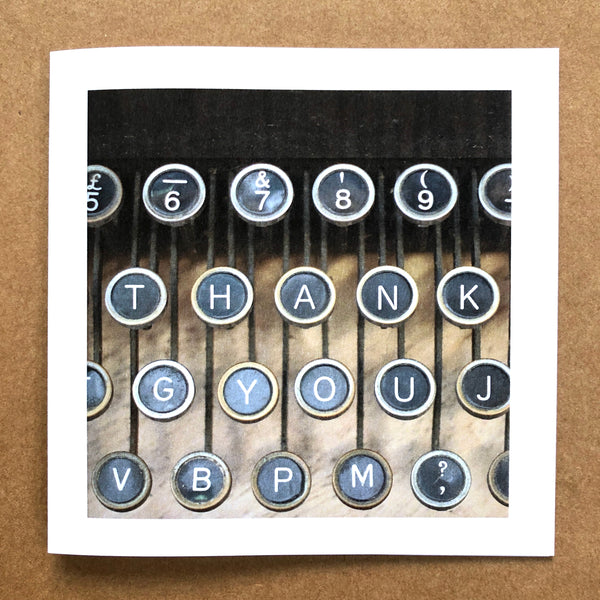 'Thank you' card