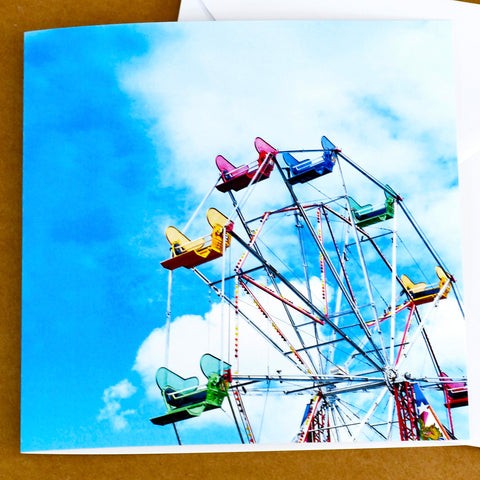 'Fun on the ferris wheel' card