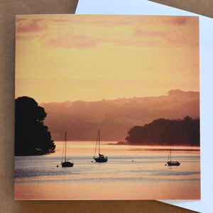 'Sunrise on the Dart' card